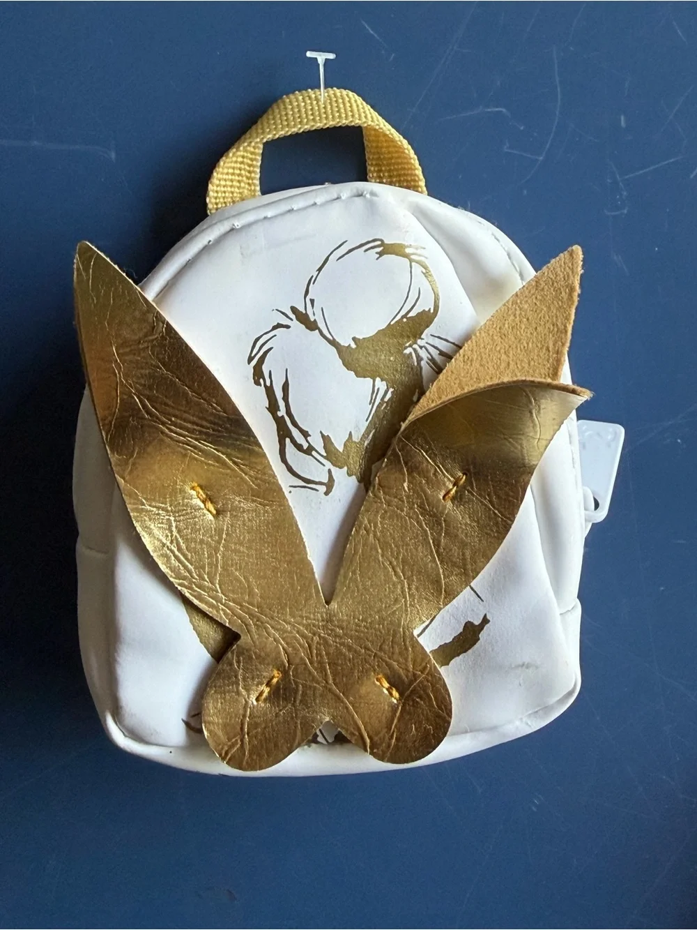 Disney Real Littles Tinker Bell Backpack White & Gold Wings
